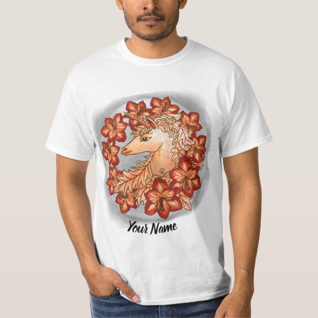 T-shirt Amaryllis Licorne  (Devant)