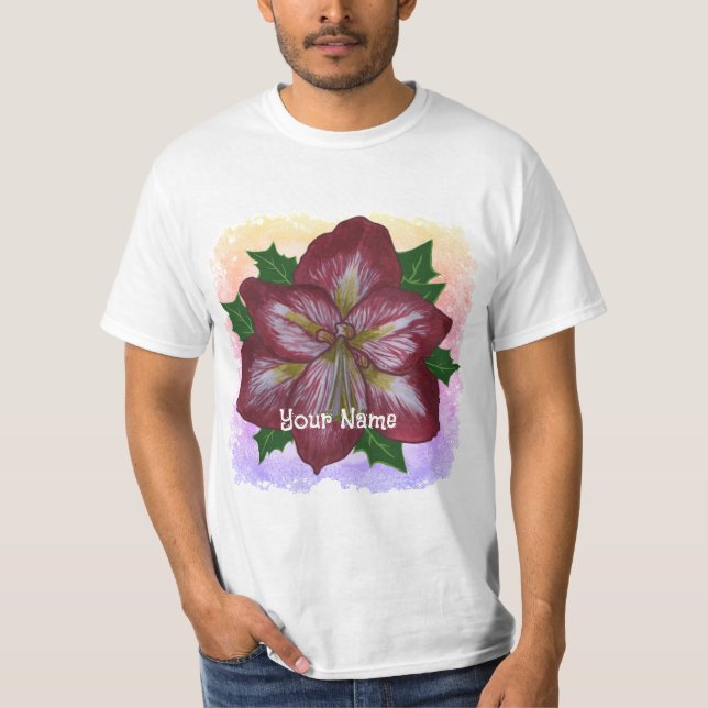 T-shirt Amaryllis simple (Devant)