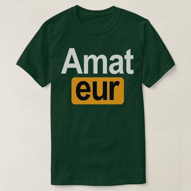 T-shirt Amateur (Design devant)