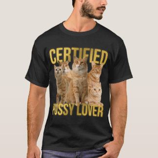 T-shirt Amateur certifié de chat Wordplay Pun Parodie  Vir