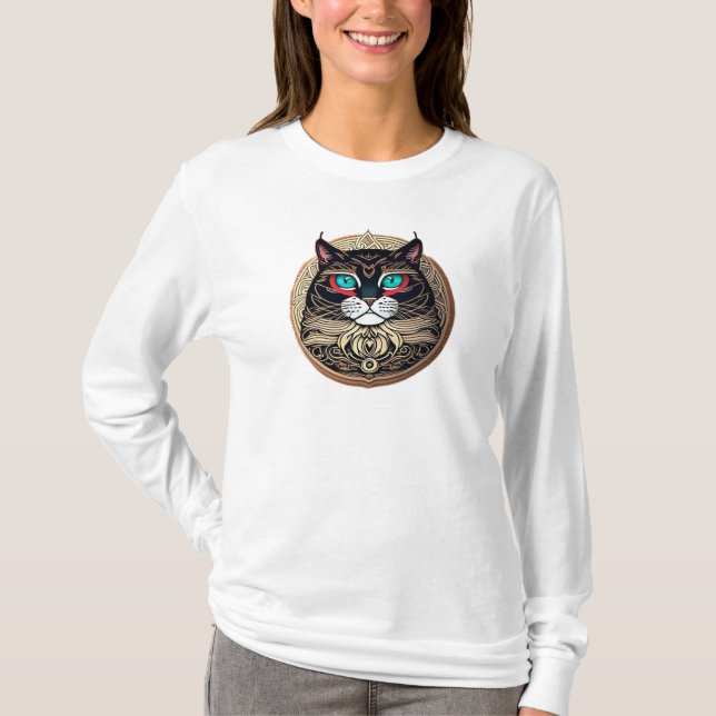 t-shirt amateur chat drôle tshirt animal chat (Devant)