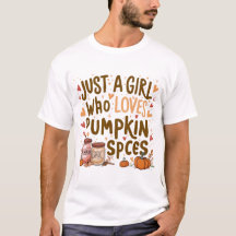 T-shirt amateur citrouille épice