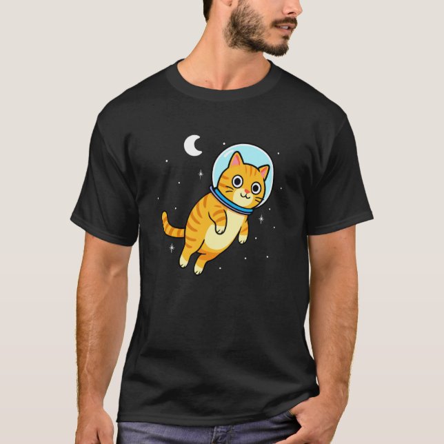 T-shirt Amateur d'animaux de compagnie Astronaute Espace L (Devant)