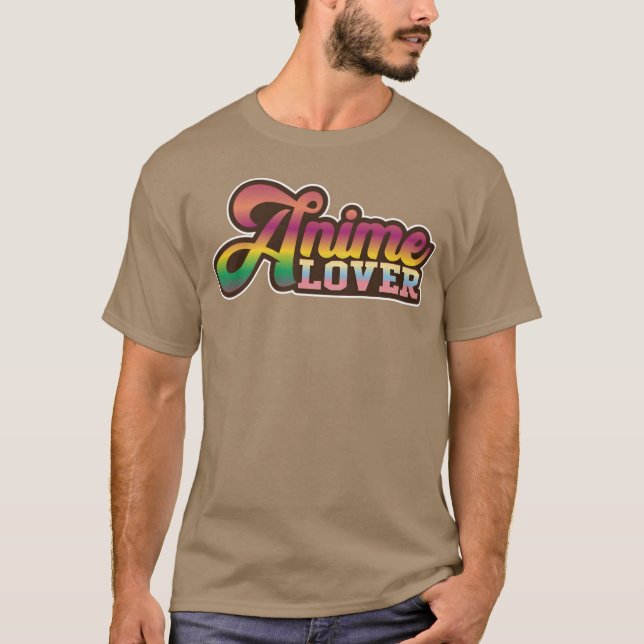 T-shirt Amateur d'anime rétro (Devant)