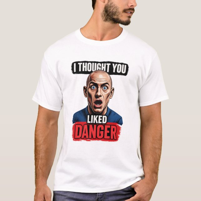 T-shirt Amateur d'aventure et de danger (Devant)