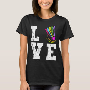T-shirt Amateur de badminton joueur d'équipe en détresse v