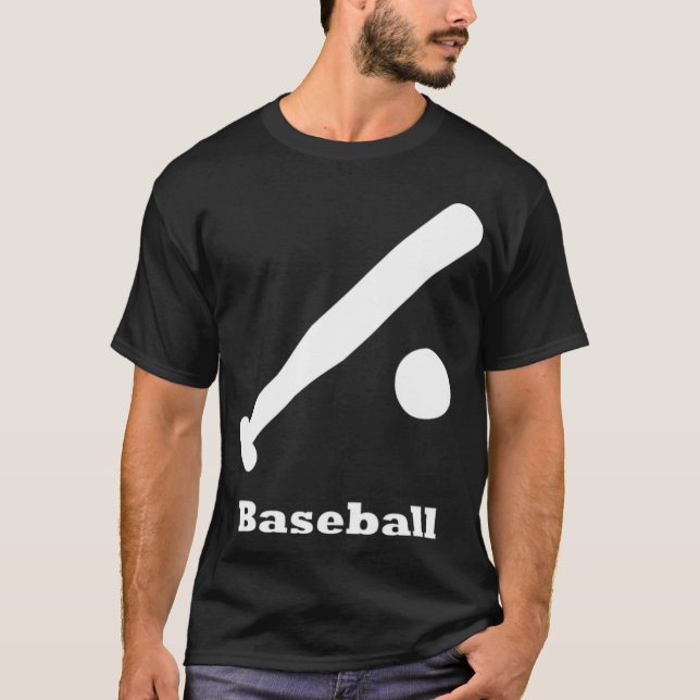 T-shirt Amateur de baseball (Devant)