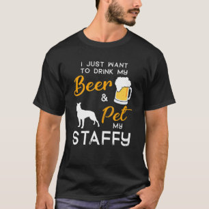 T-shirt Amateur de bière de chien robuste propriétaire N
