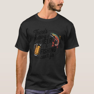 T-shirt Amateur de bière drôle de pêche - Bière et pêche r