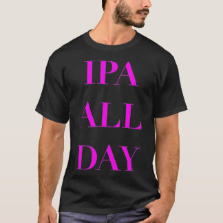 T-shirt Amateur de bière IPA toute la journée
