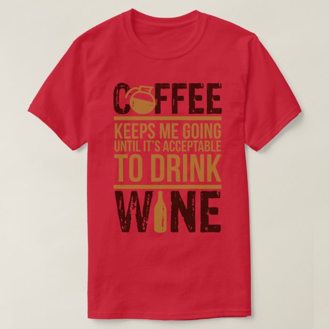 T-shirt Amateur de café (Design devant)