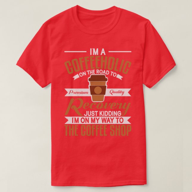 T-shirt Amateur De Café Boire Café Coffee Coffee Shop (Design devant)