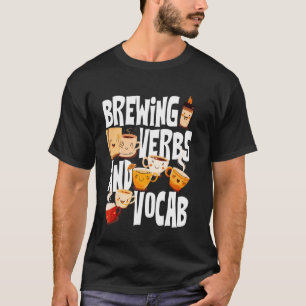 T-shirt Amateur de café enseignant espagnol pour les éduca