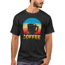Amateur de café Graphique Rétro Vintage Coucher de