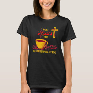 T-shirt Amateur de café Jésus