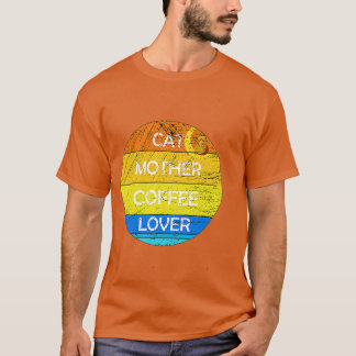 T-SHIRT AMATEUR DE CAFÉ MÈRE CAT 74