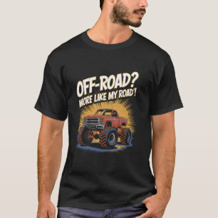 T-shirt Amateur de camion tout-terrain moteur camions Mons