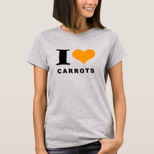 T-shirt Amateur de carottes, j'aime les carottes