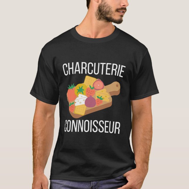 T-shirt amateur de charcuterie (Devant)