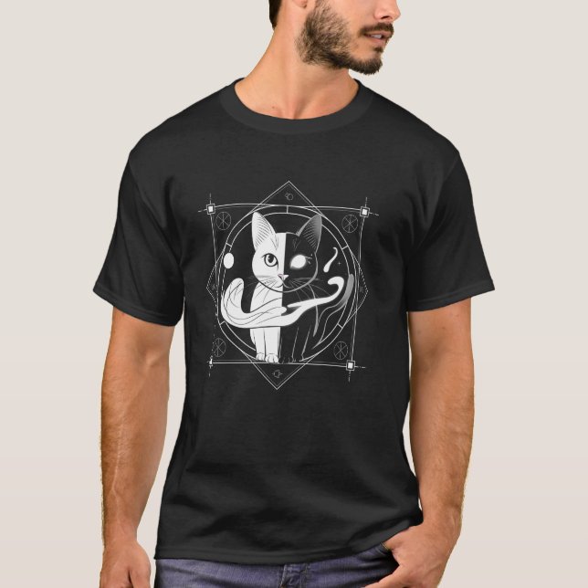 T-shirt Amateur de chat Chaton Félin Propriétaire d'animal (Devant)