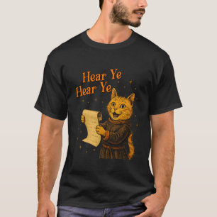 T-shirt Amateur de chat de style médiéval Maman chat Perso