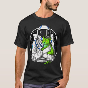 T-shirt Amateur de chat extraterrestre astronaute