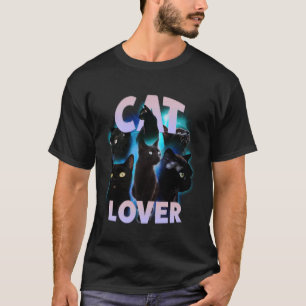 T-shirt Amateur de chat vintage Bootleg Hip Hop Rappeur Ho