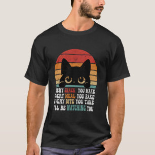 T-shirt Amateur de chat vintage drôle, citation humour de