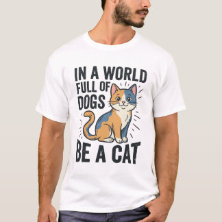 T-shirt Amateur de chat vintage Soyez un graphisme de chat
