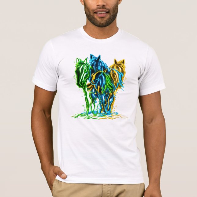 T-shirt Amateur de chevaux (Devant)