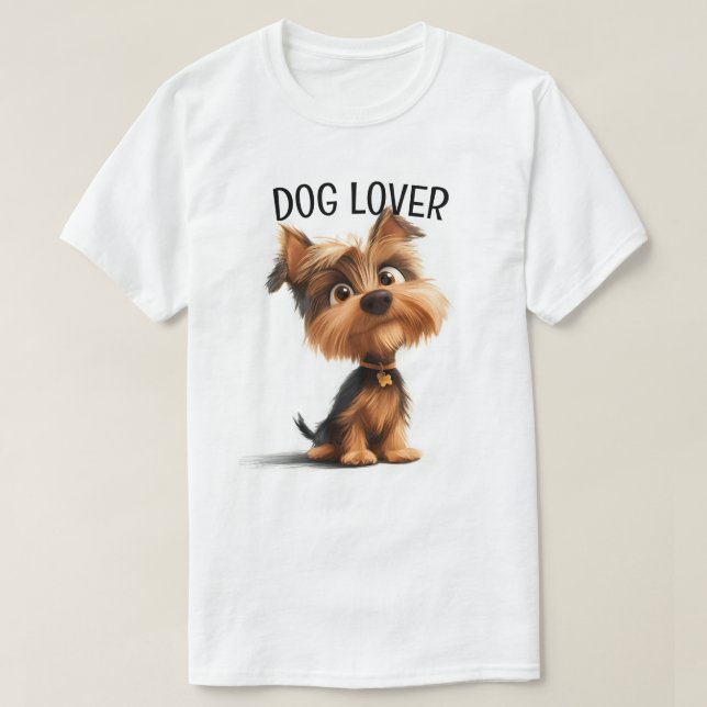 T-shirt Amateur de chien (Design devant)