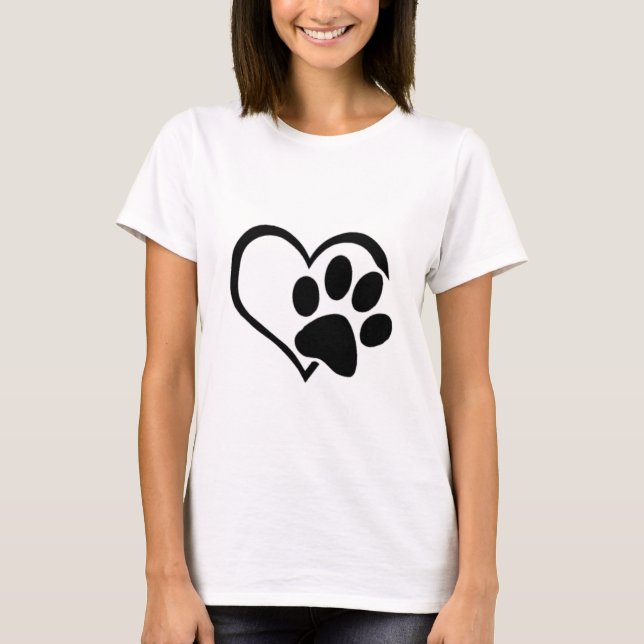 T-shirt Amateur de chiens (Devant)