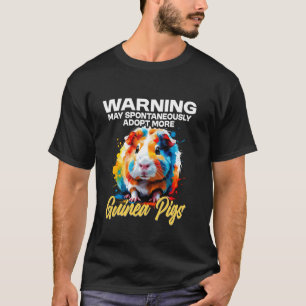 T-shirt Amateur de cochons d'Inde et propriétaire de ronge