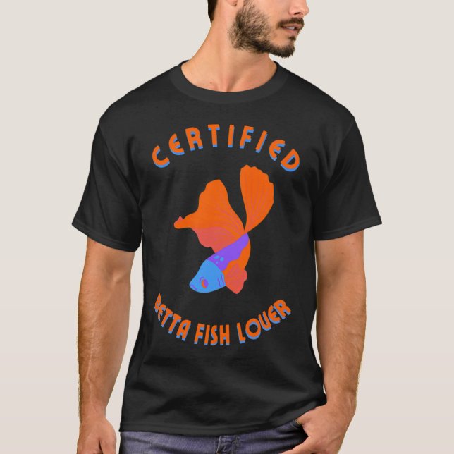 T-shirt Amateur de combats de poissons (Devant)