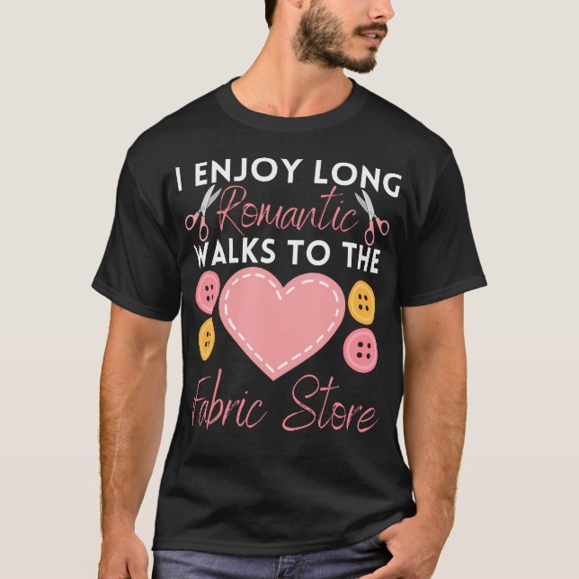 T-shirt Amateur de couture et de patchwork - Nouveauté pou (Devant)