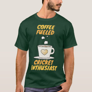 T-shirt Amateur de cricket à café