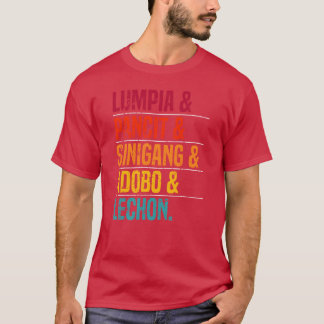 T-shirt Amateur de cuisine philippine Foodie Cuisine phili