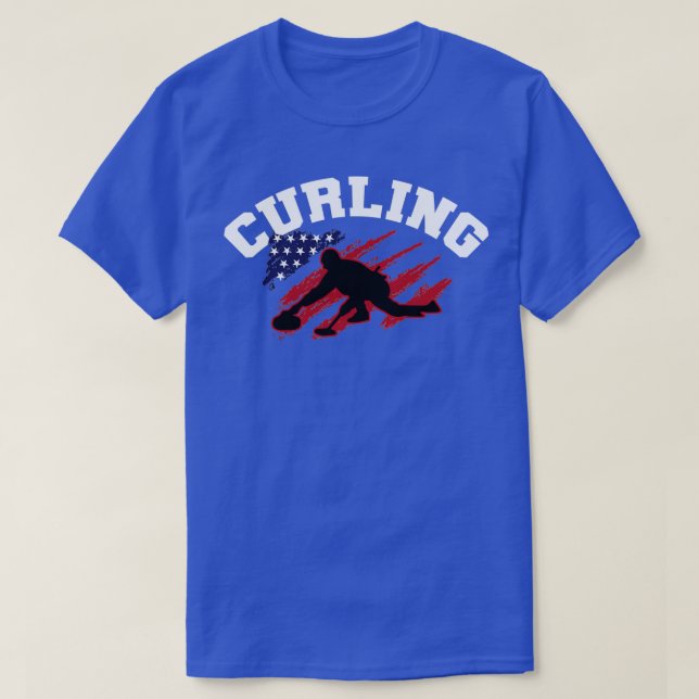 T-shirt Amateur de curling (Design devant)