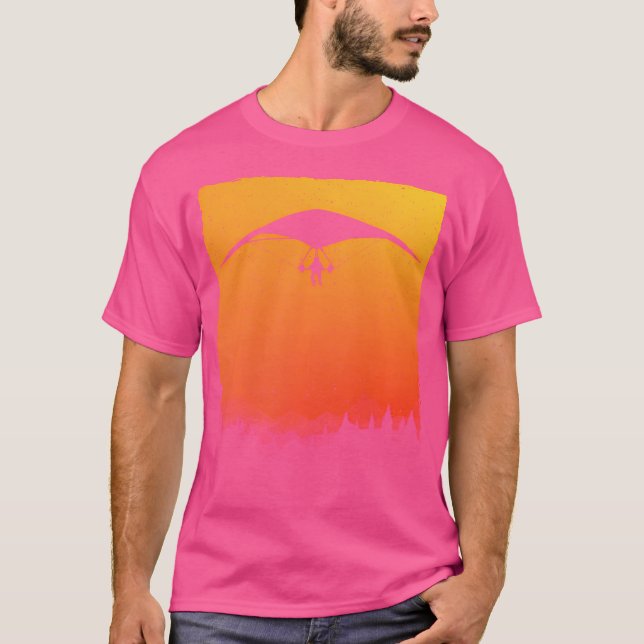 T-shirt Amateur de deltaplane vol libre (Devant)