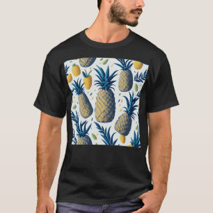 T-shirt Amateur de fruits Motif d'été ananas motif