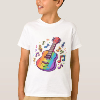 T-shirt Amateur de guitare – Conception d'illustration mus