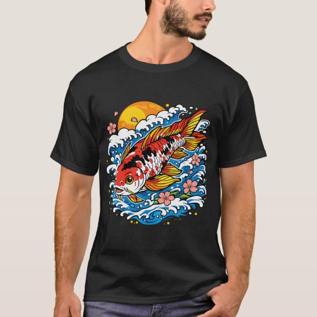 T-shirt Amateur de Koi (Devant)