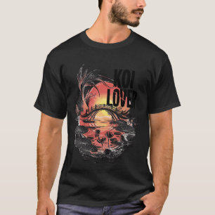 T-shirt Amateur de Koi - Jardin d'eau Koi - Variations de
