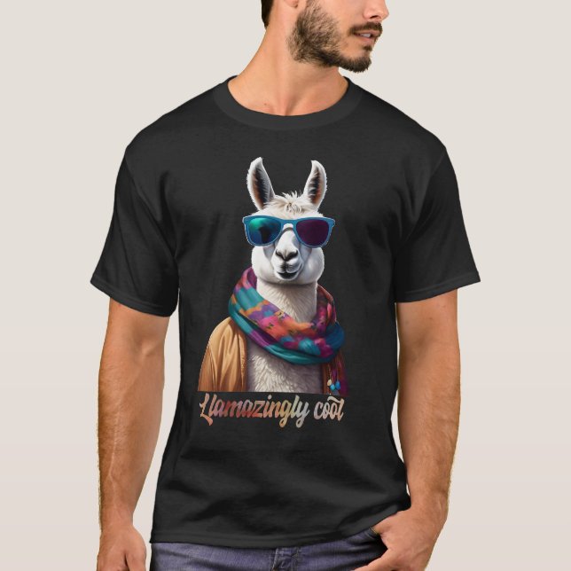 T-shirt Amateur de lama (Devant)