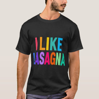 T-shirt Amateur de lasagne drôle, J'aime lasagne, Foodie i