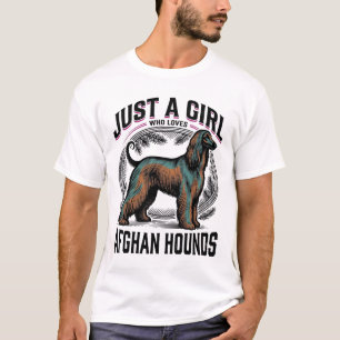 T-shirt Amateur de Lévrier Afghan Maman Chien Vintage