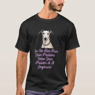T-shirt Amateur de lévrier humour canin