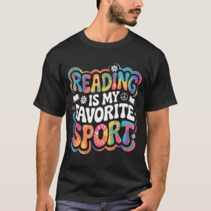 T-shirt Amateur de livre drôle lien teindre groove la lect