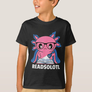 T-shirt Amateur de livres axolotl readsolotl drôle lecture
