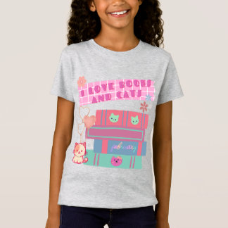 T-Shirt Amateur de livres de chats - Cadeaux de livres con